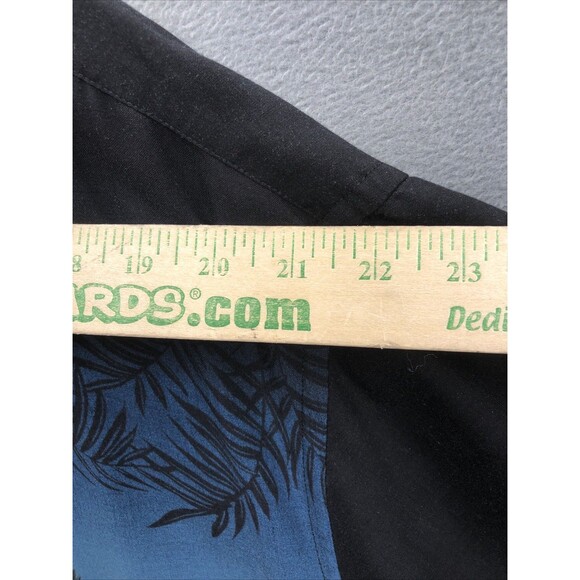 Basic Editions Button Up Shirt Men's Palm Trees 100% Rayon Short Sleeve Size 3XL - Picture 4 of 14